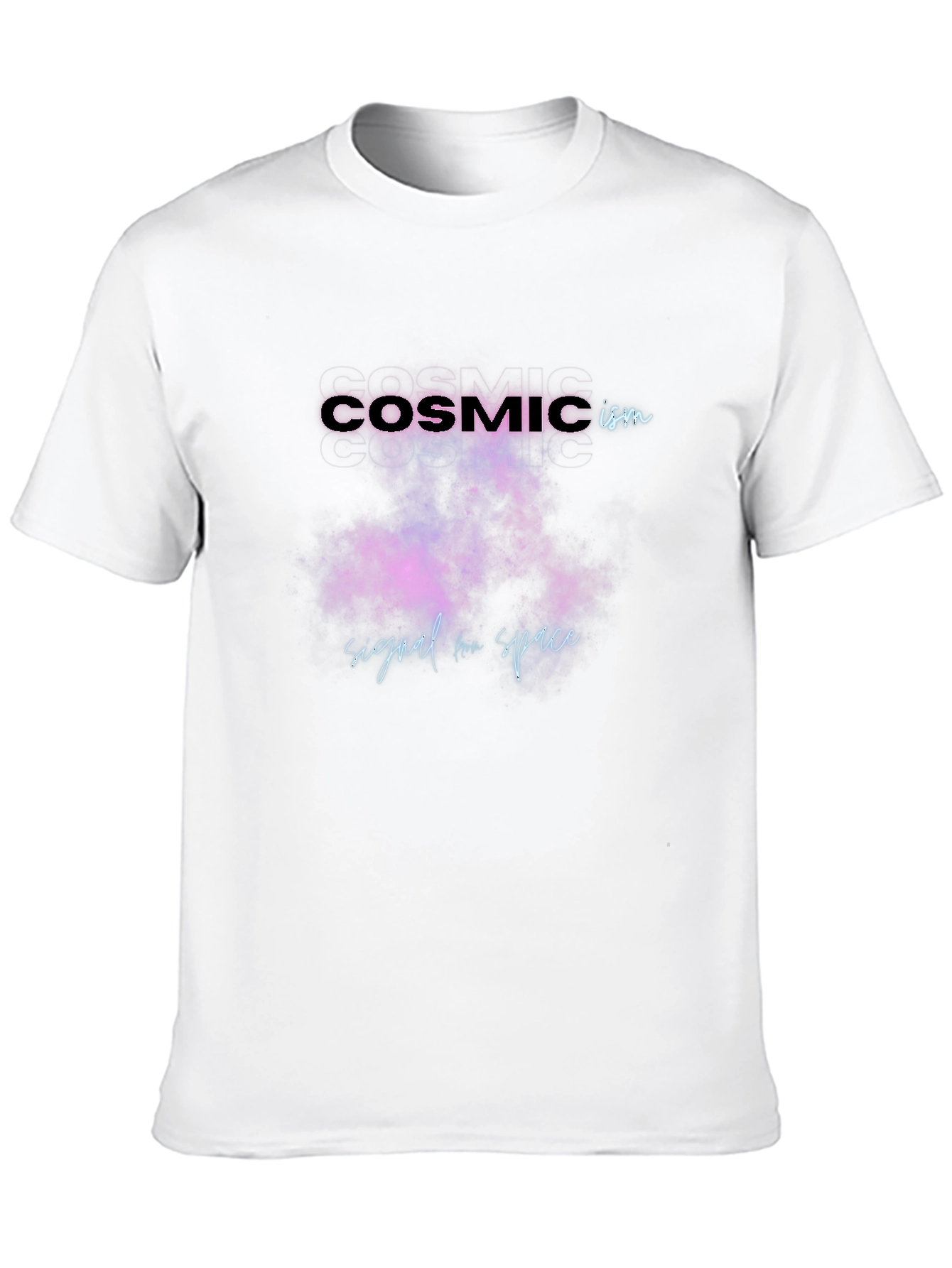 Cosmicism Signal Space T-Shirt - Galaxy Design