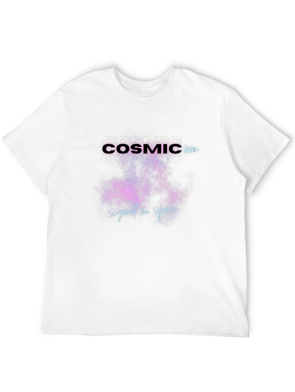 Cosmicism Signal Space T-Shirt - Galaxy Design