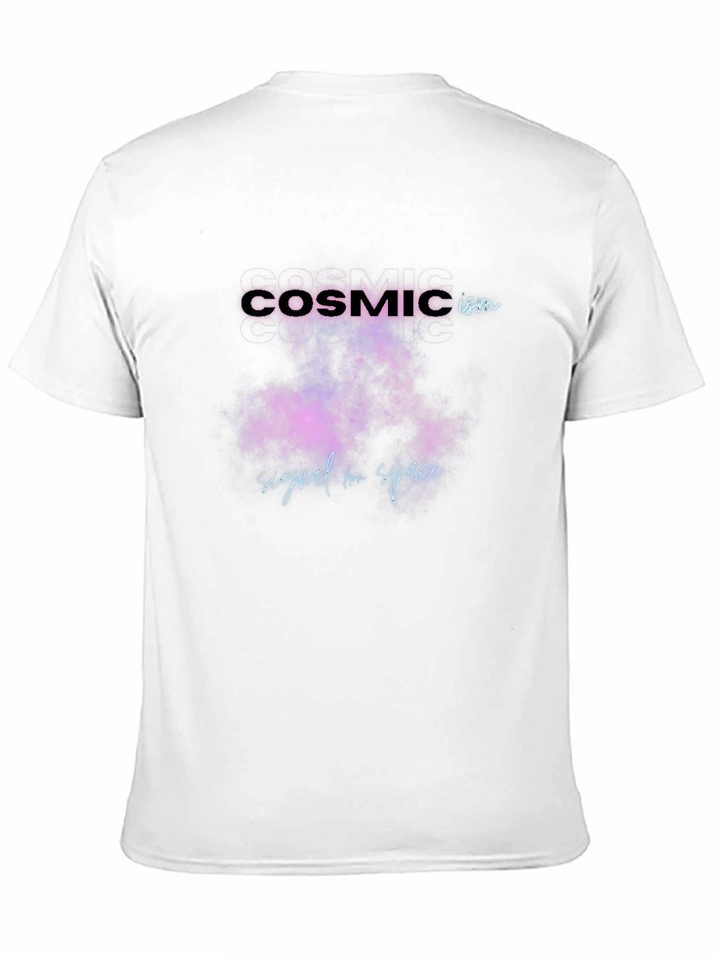 Cosmicism Signal Space T-Shirt - Galaxy Design