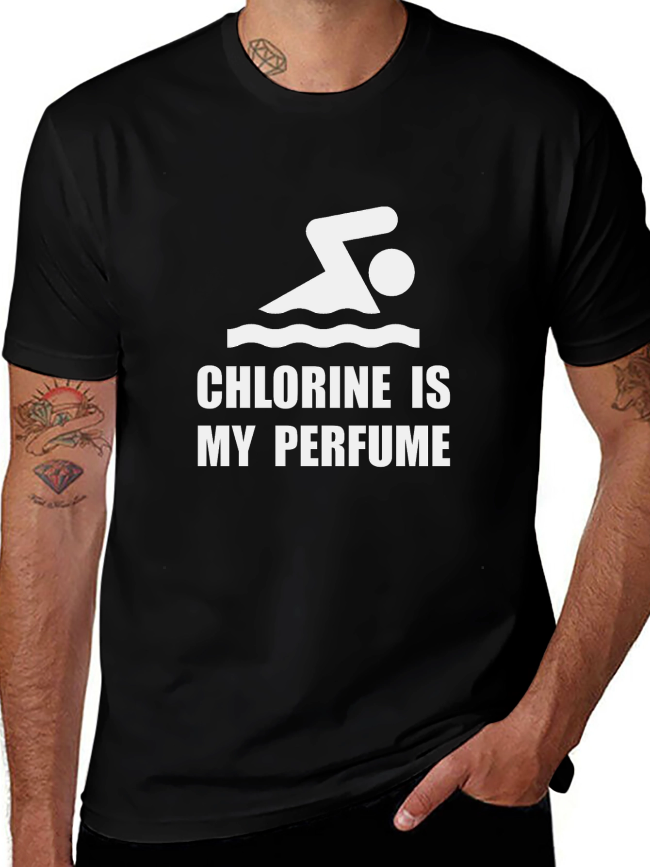 Chlorine is My Perfume T-Shirt - Swimmer Gift
