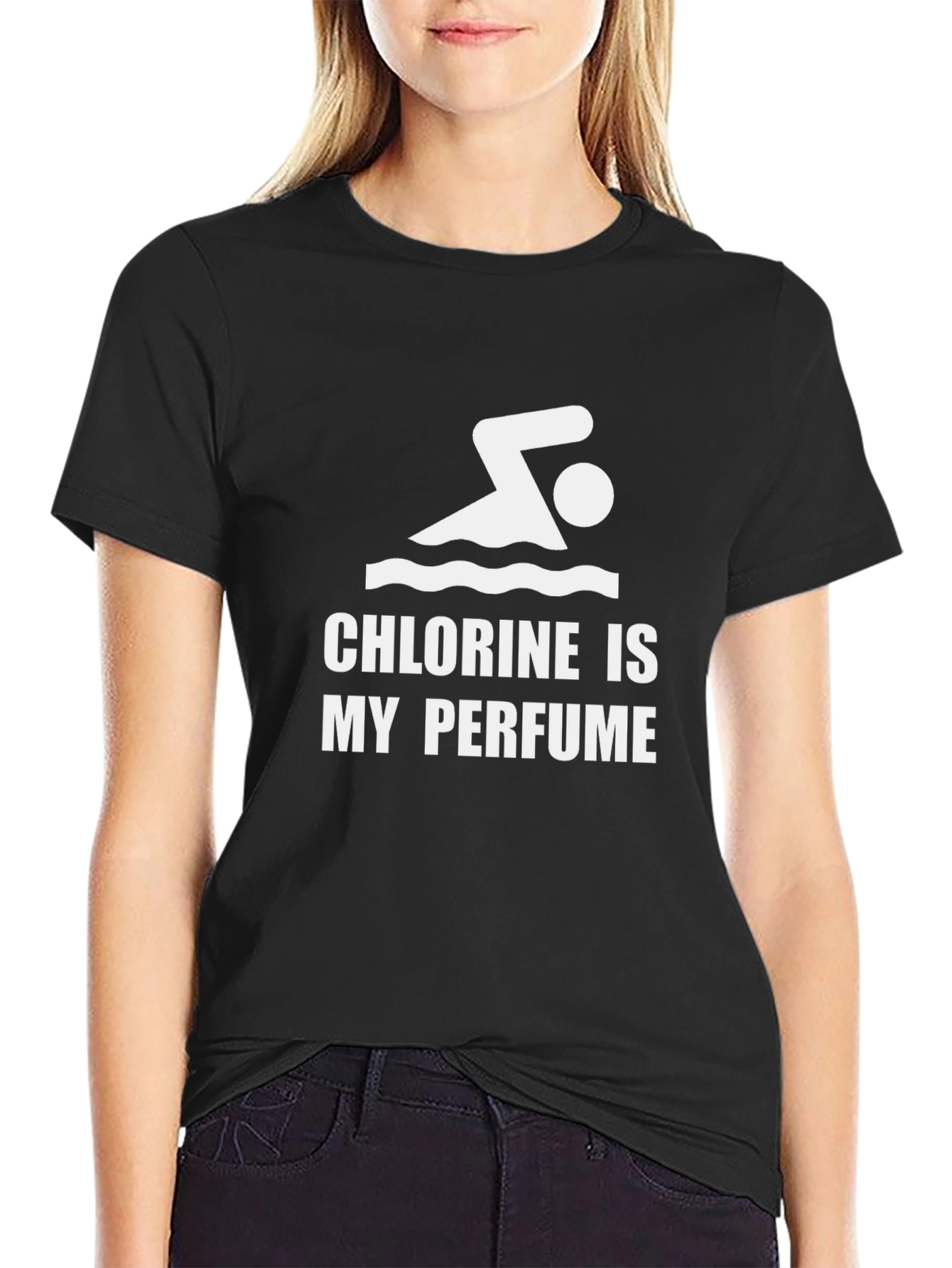 Chlorine is My Perfume T-Shirt - Swimmer Gift