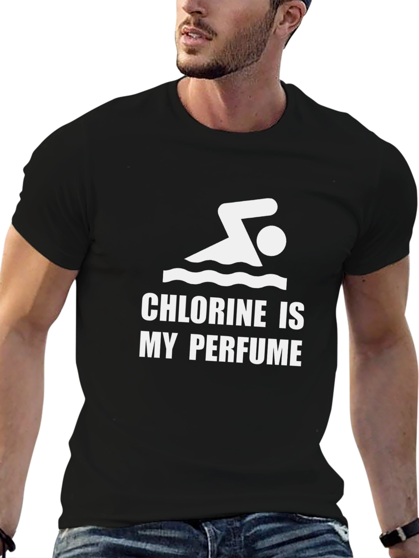 Chlorine is My Perfume T-Shirt - Swimmer Gift