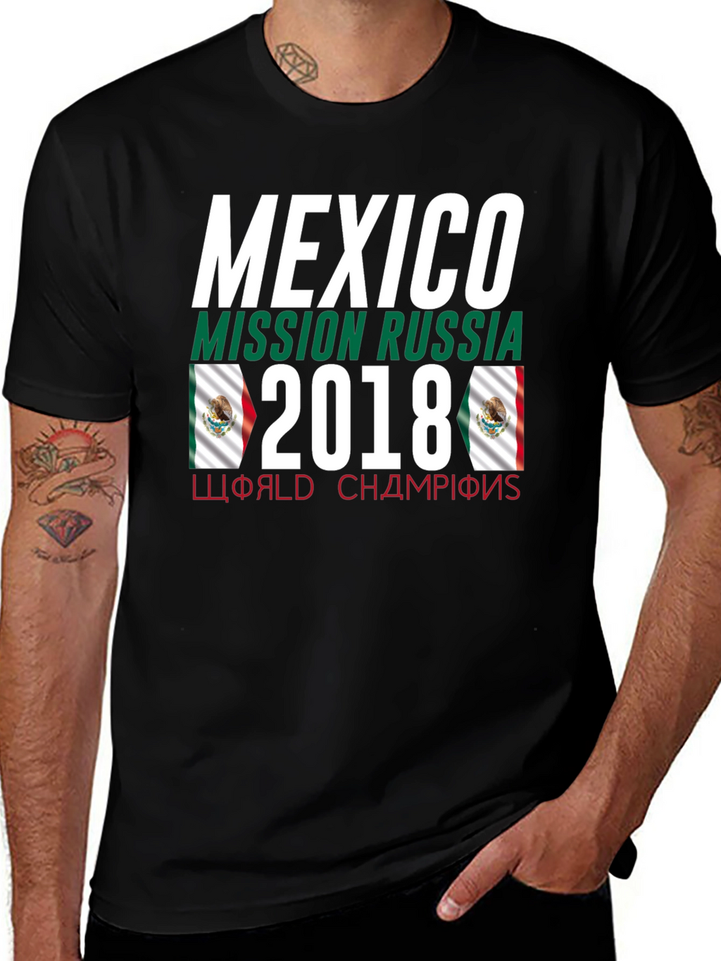 Mexico Mission Russia 2018 T-Shirt