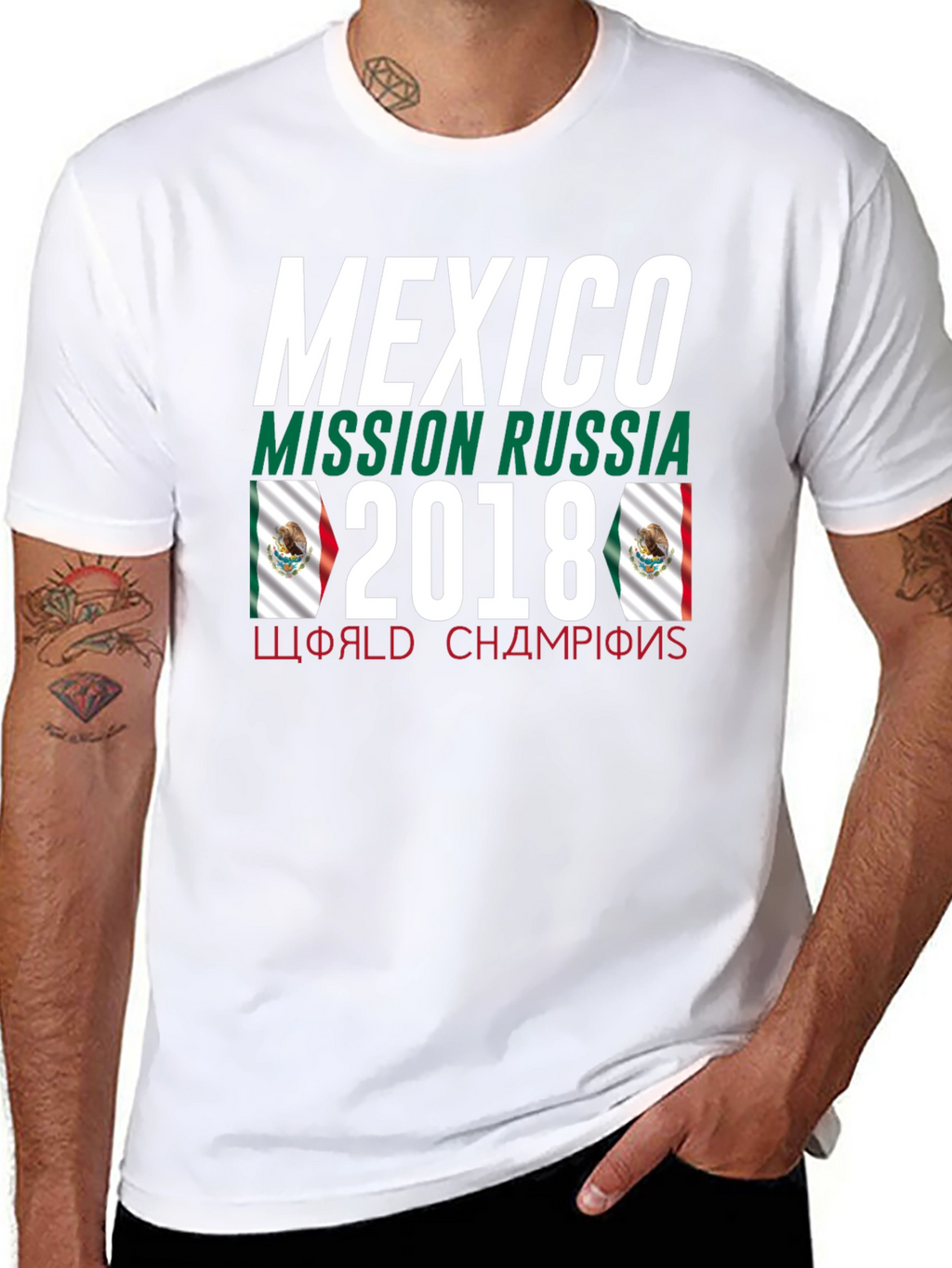 Mexico Mission Russia 2018 T-Shirt