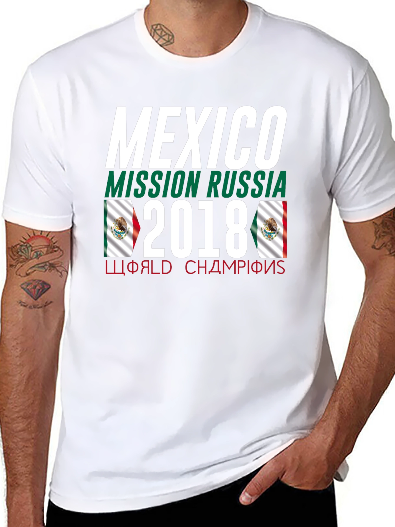 Mexico Mission Russia 2018 T-Shirt