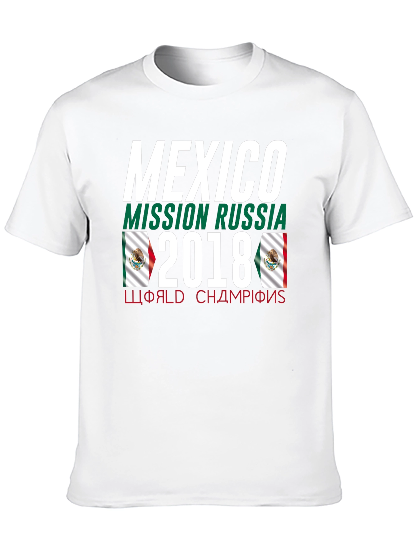 Mexico Mission Russia 2018 T-Shirt