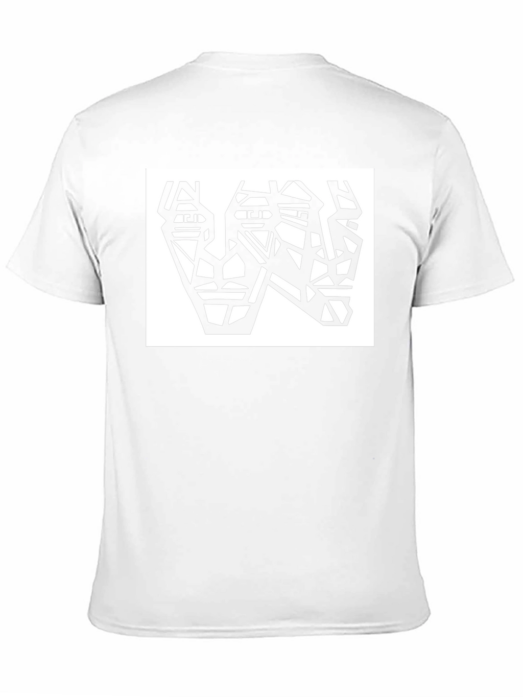 Abstract Faces Black T-Shirt