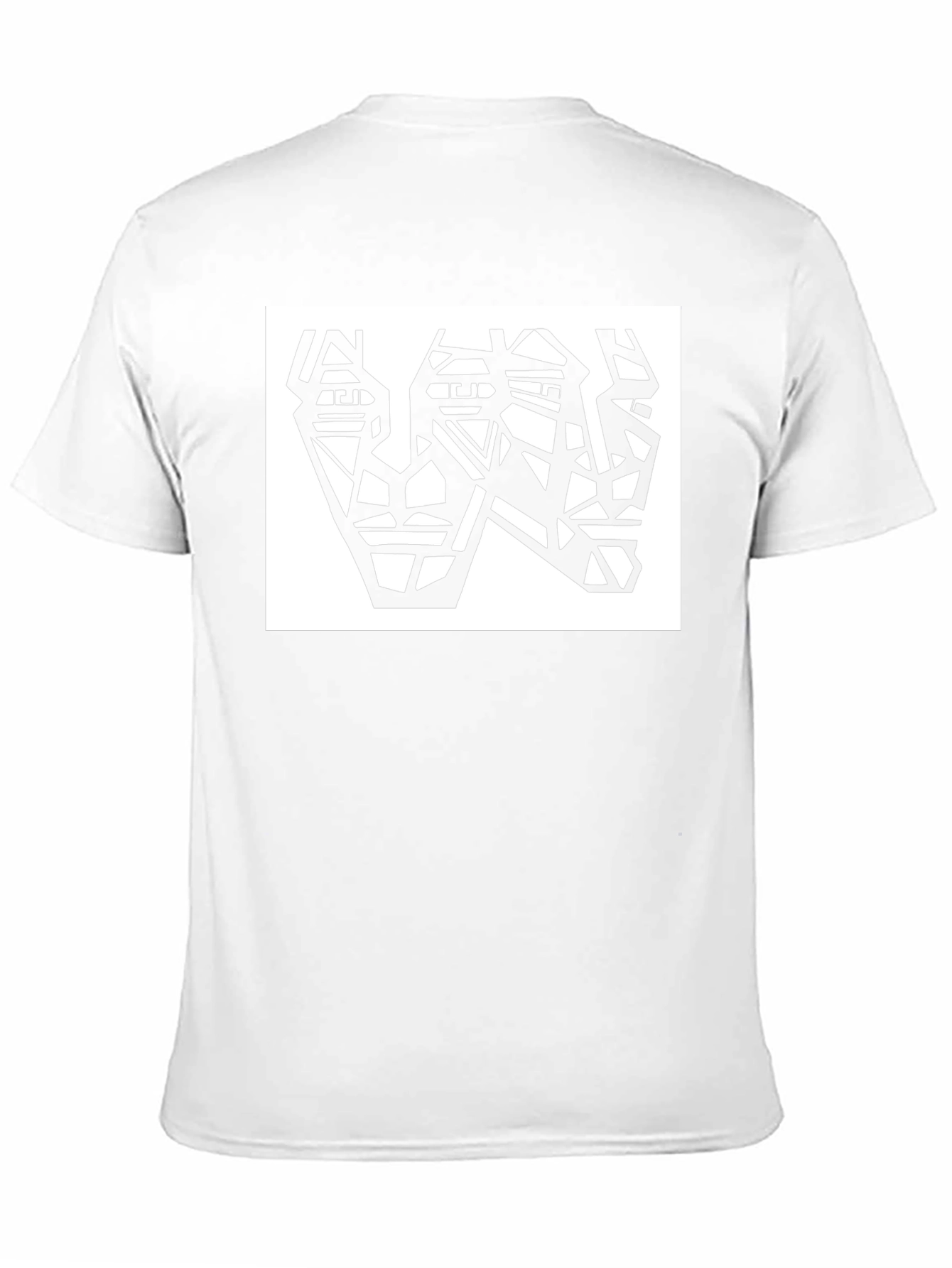 Abstract Faces Black T-Shirt