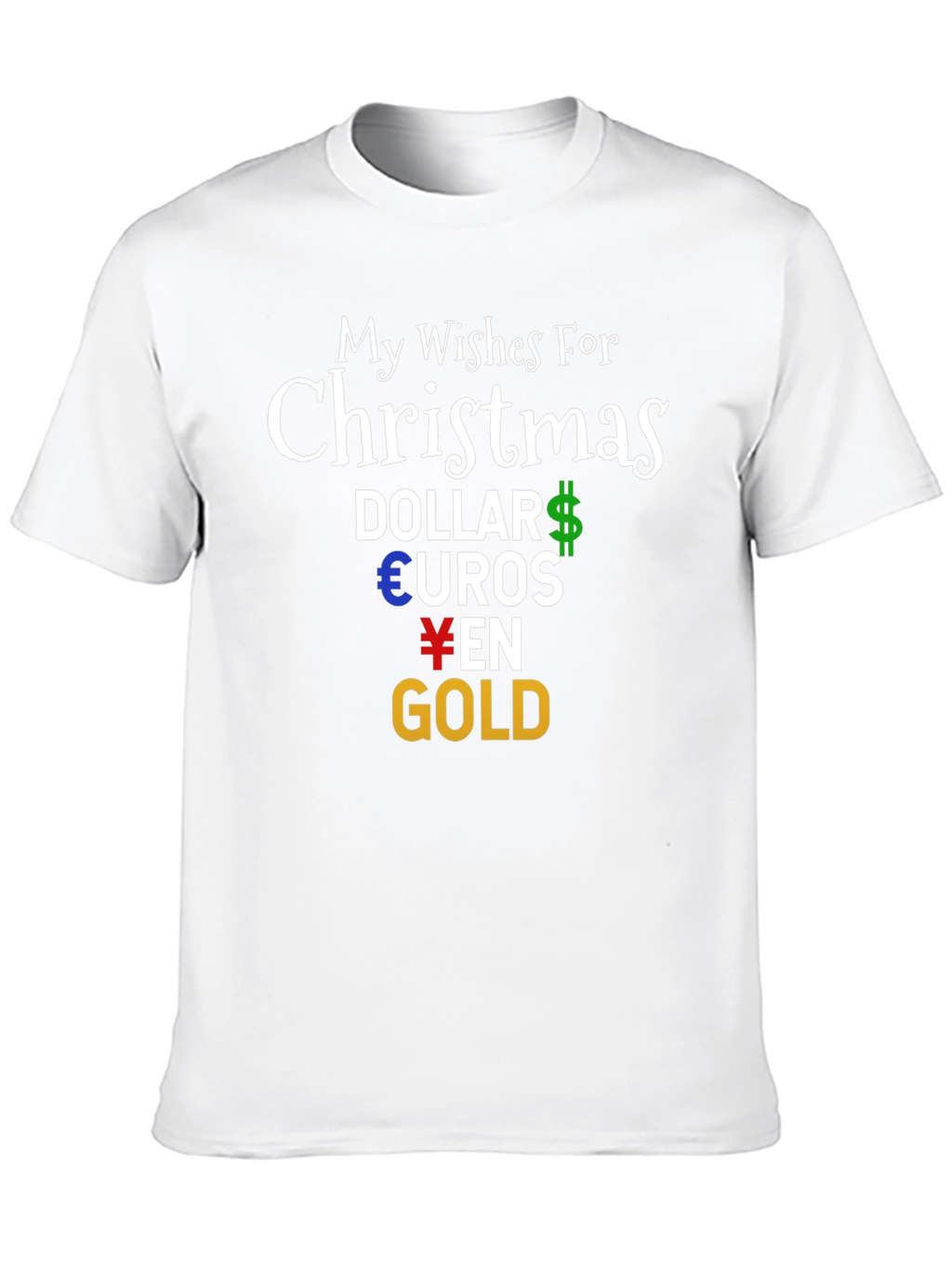 Funny Christmas Money Wishes T-Shirt