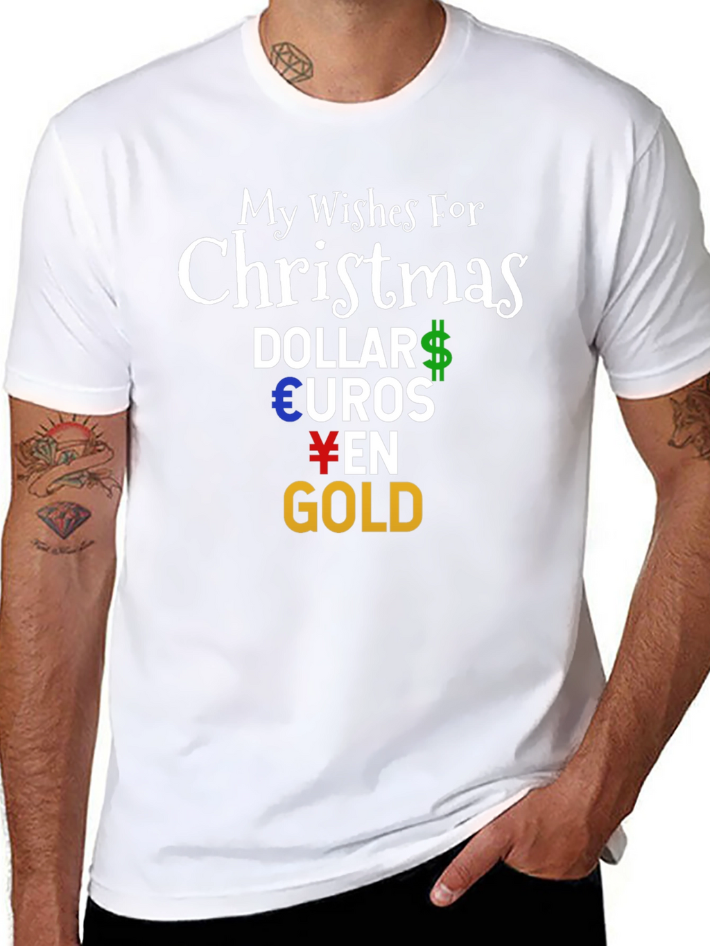 Funny Christmas Money Wishes T-Shirt
