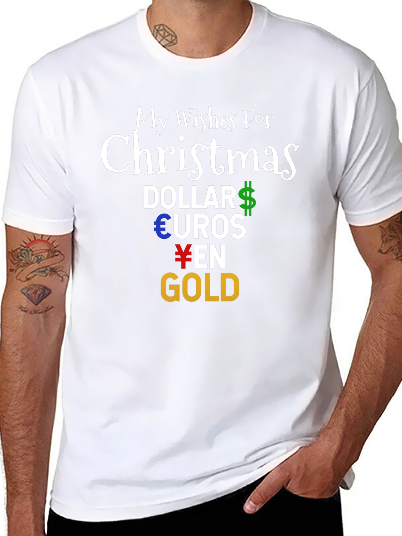 Funny Christmas Money Wishes T-Shirt