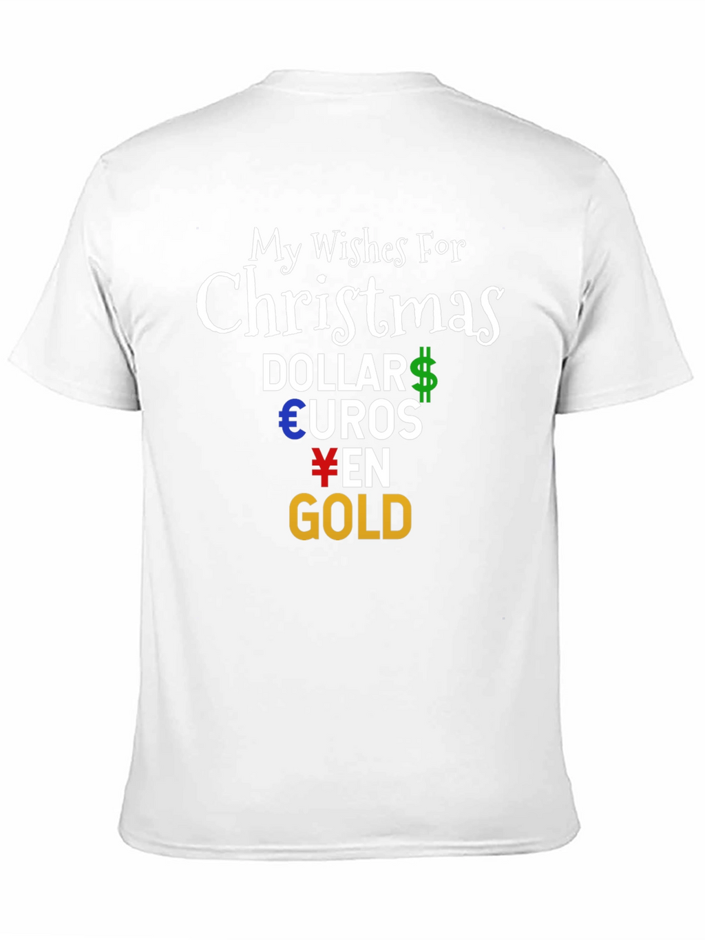 Funny Christmas Money Wishes T-Shirt