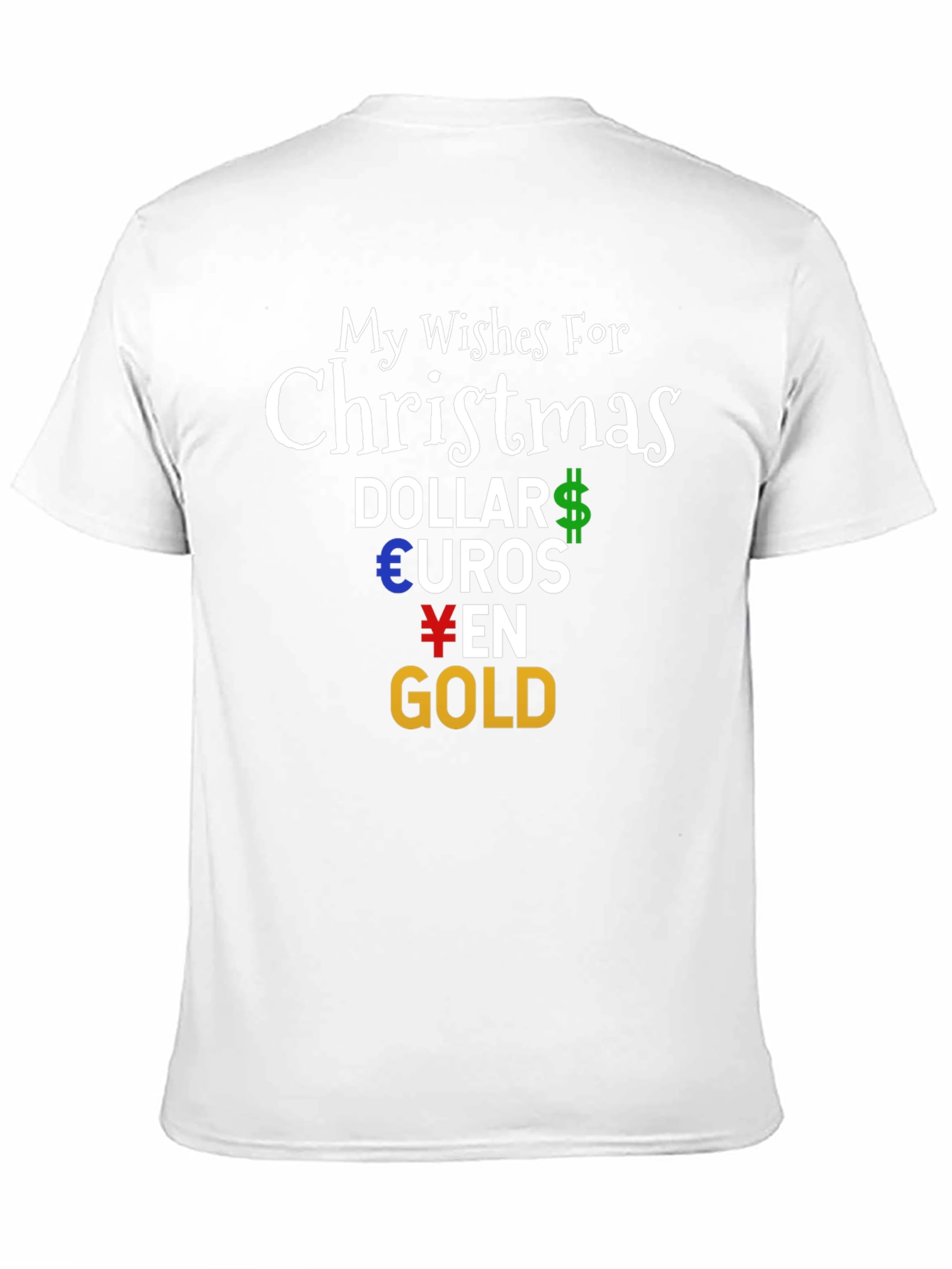 Funny Christmas Money Wishes T-Shirt