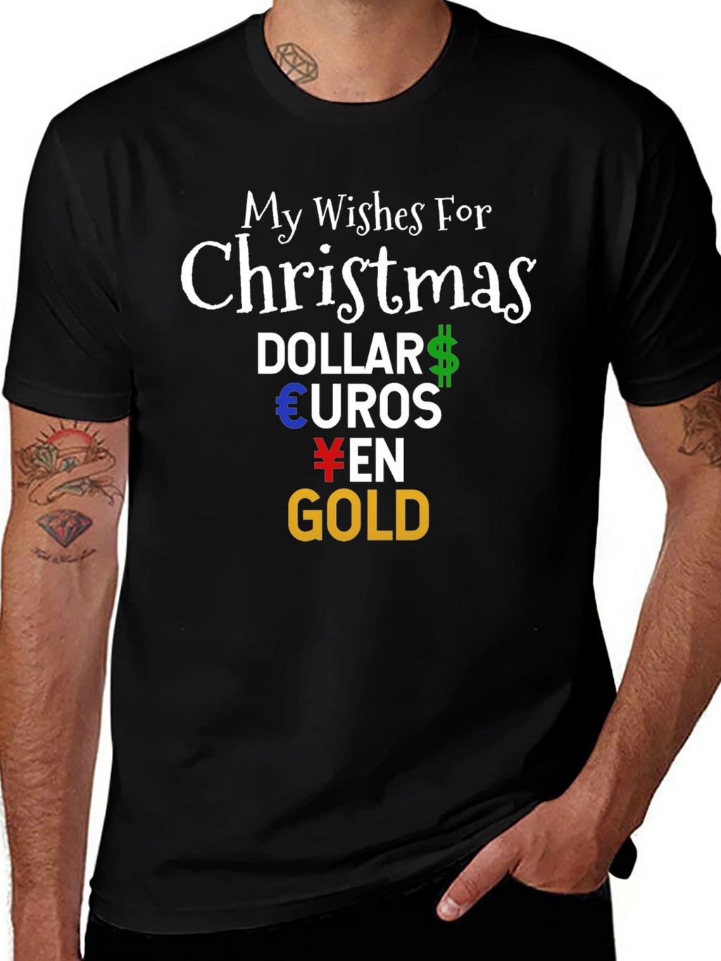 Funny Christmas Money Wishes T-Shirt