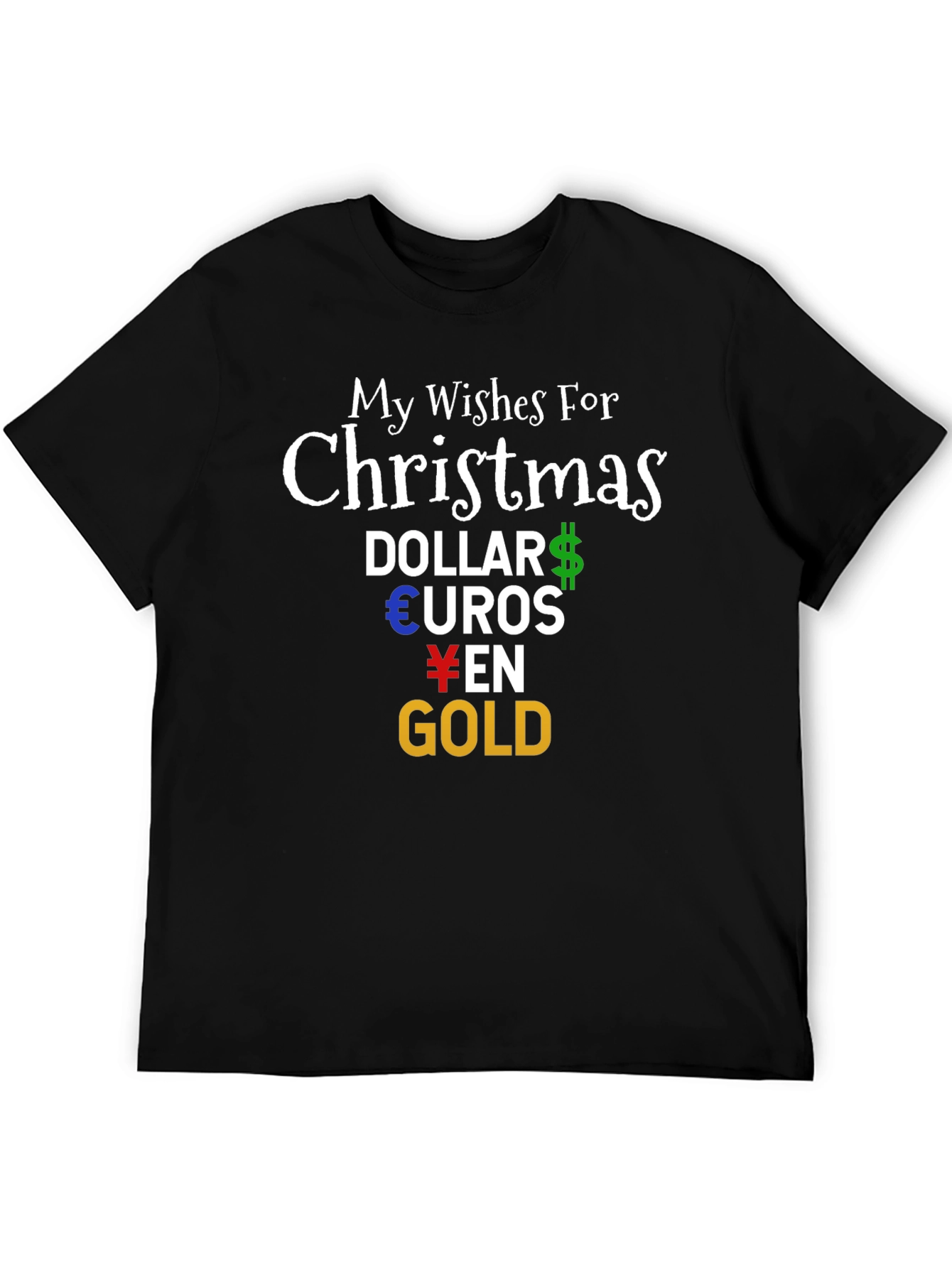 Funny Christmas Money Wishes T-Shirt