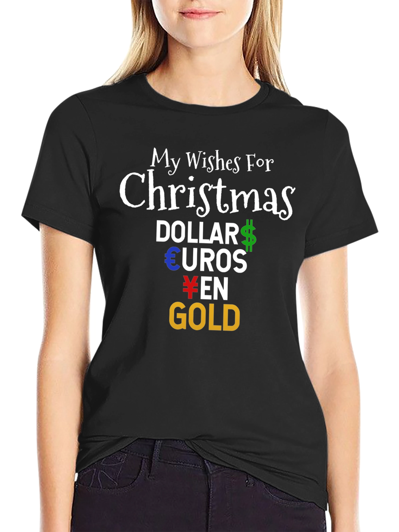 Funny Christmas Money Wishes T-Shirt