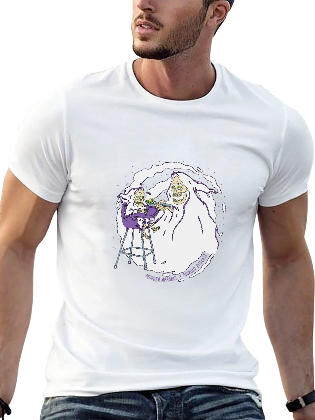 Morbidly Poetic Black Graphic T-Shirt