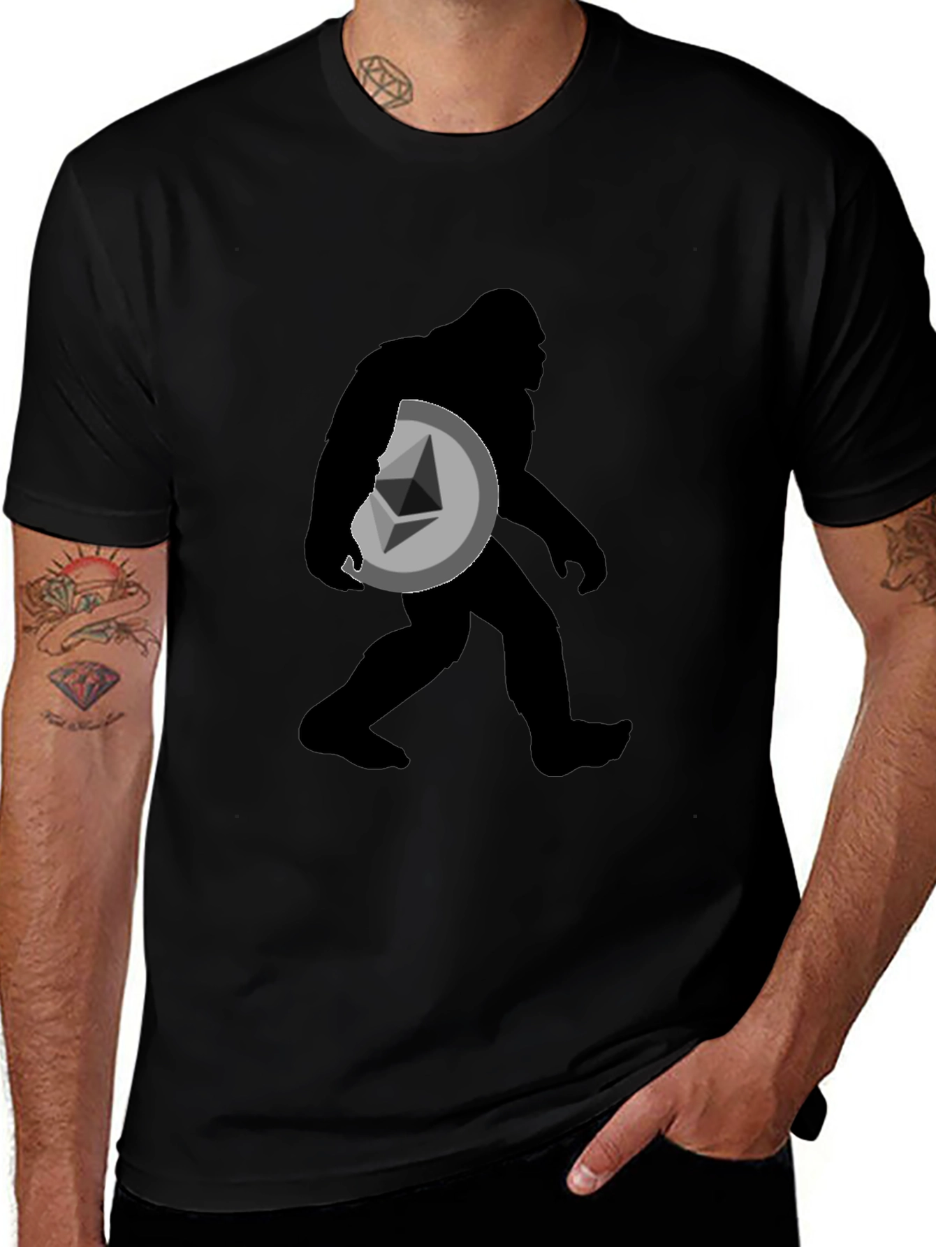 Crypto Bigfoot Ethereum T-Shirt
