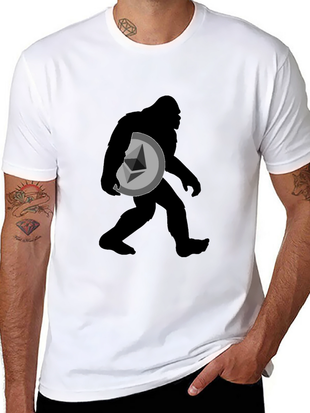 Crypto Bigfoot Ethereum T-Shirt