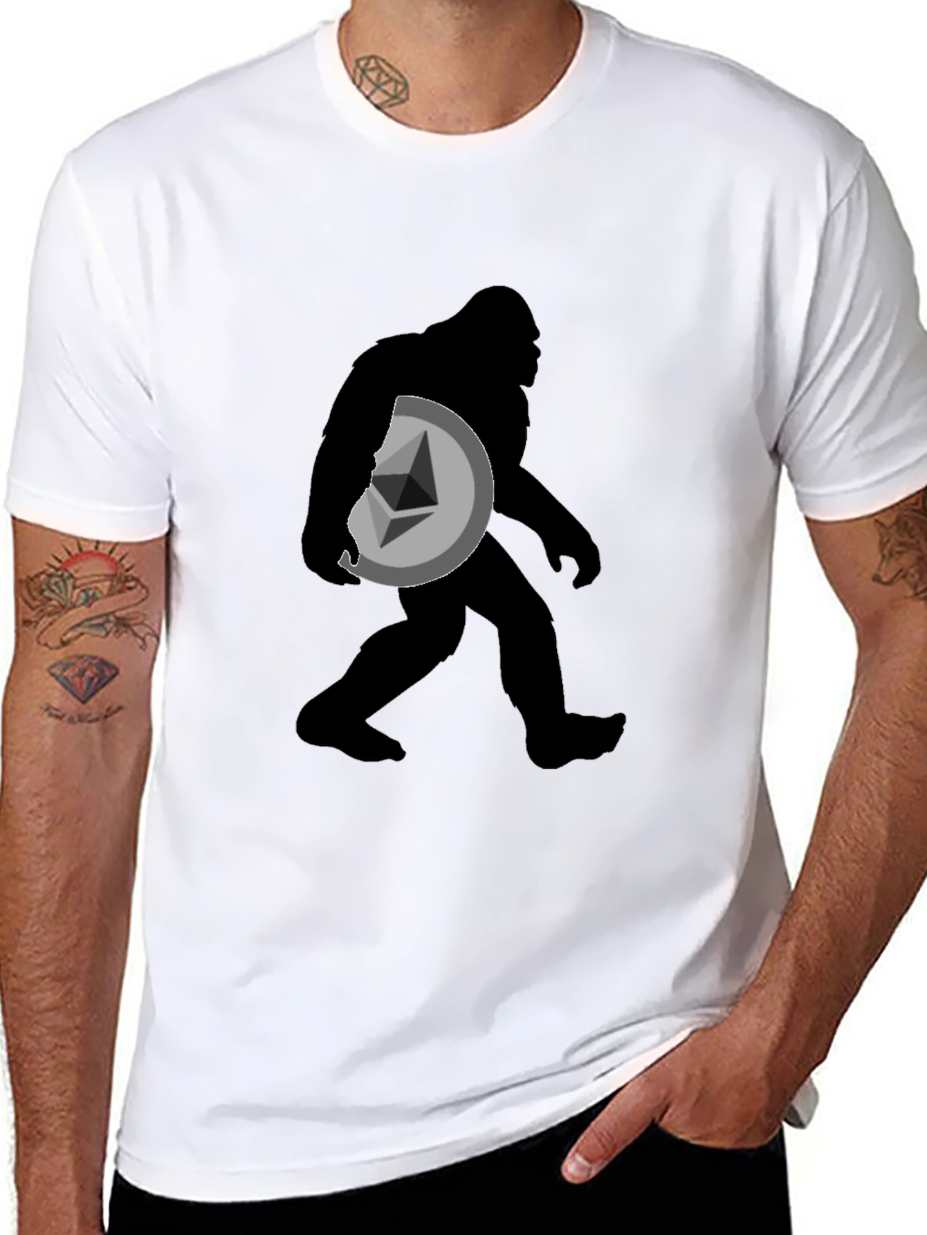 Crypto Bigfoot Ethereum T-Shirt