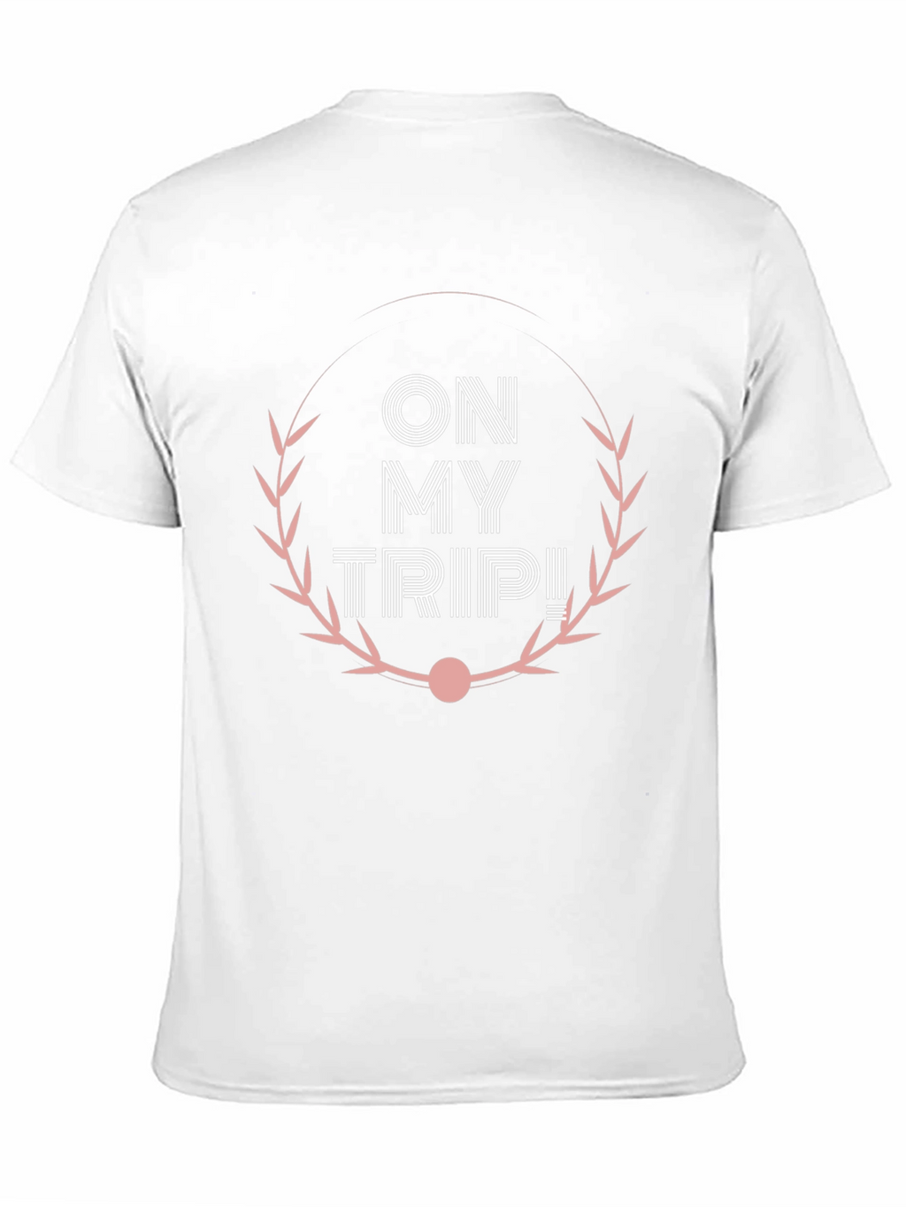 On My Trip! Graphic Tee - Black Cotton T-Shirt