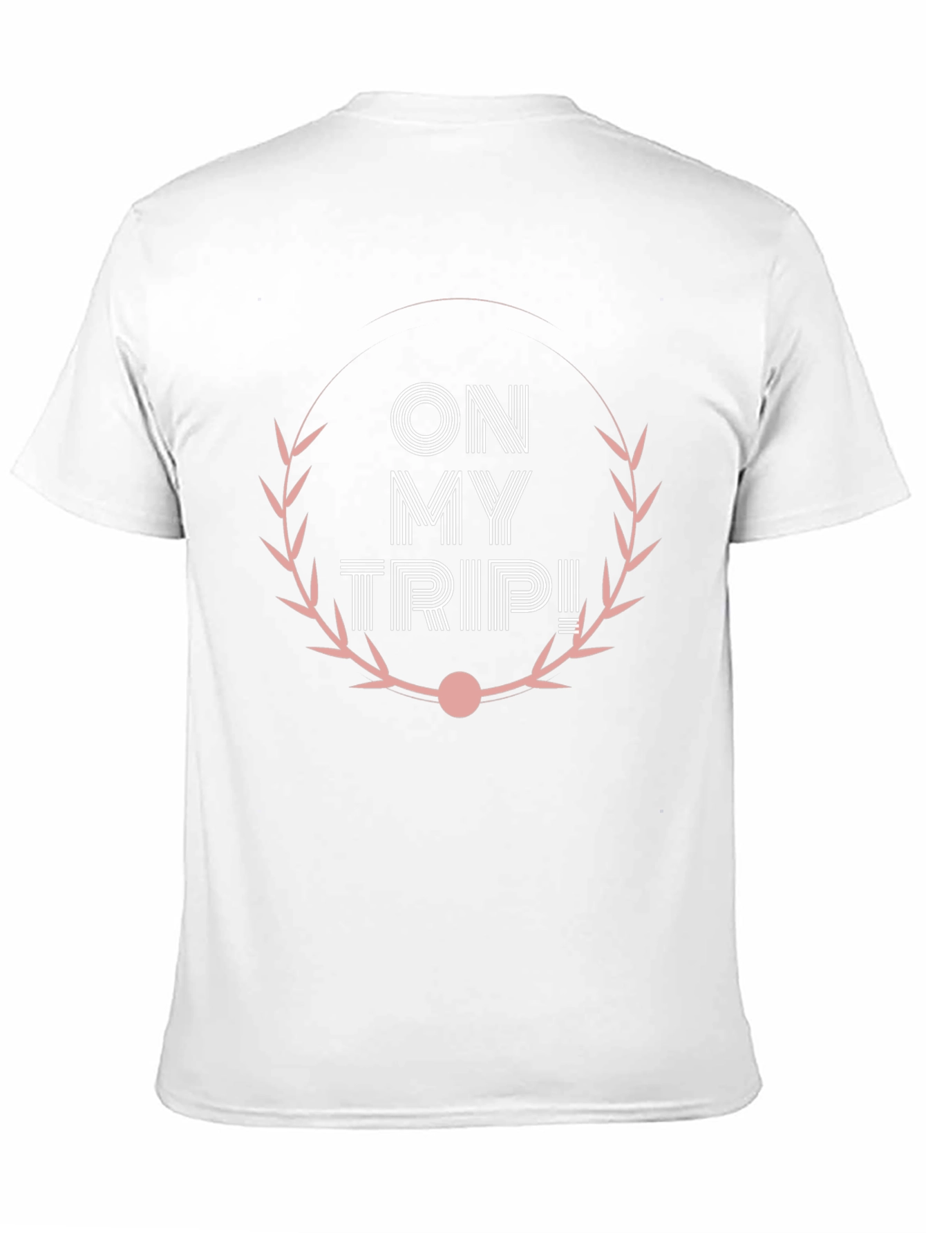 On My Trip! Graphic Tee - Black Cotton T-Shirt