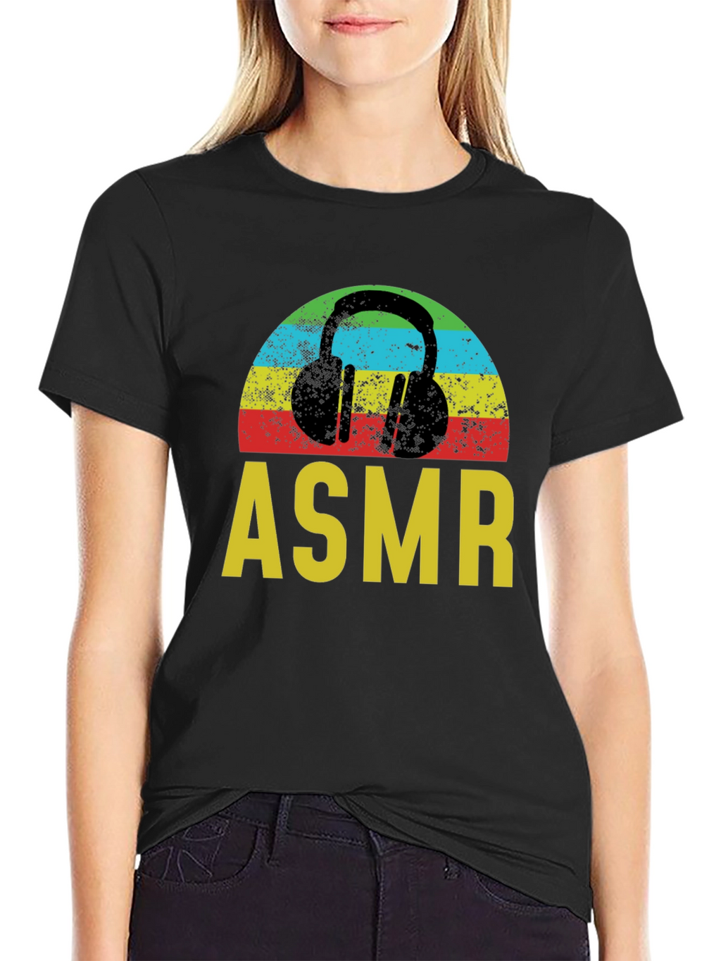 ASMR Headphone Graphic T-Shirt - Relaxing Vibes!
