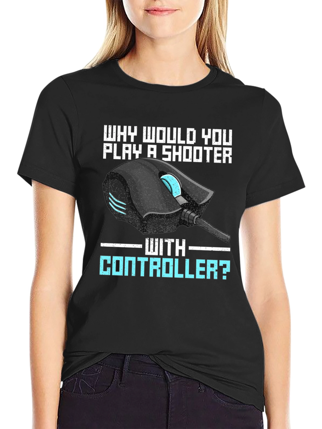 Gamer T-Shirt: PC Mouse Shooter Design