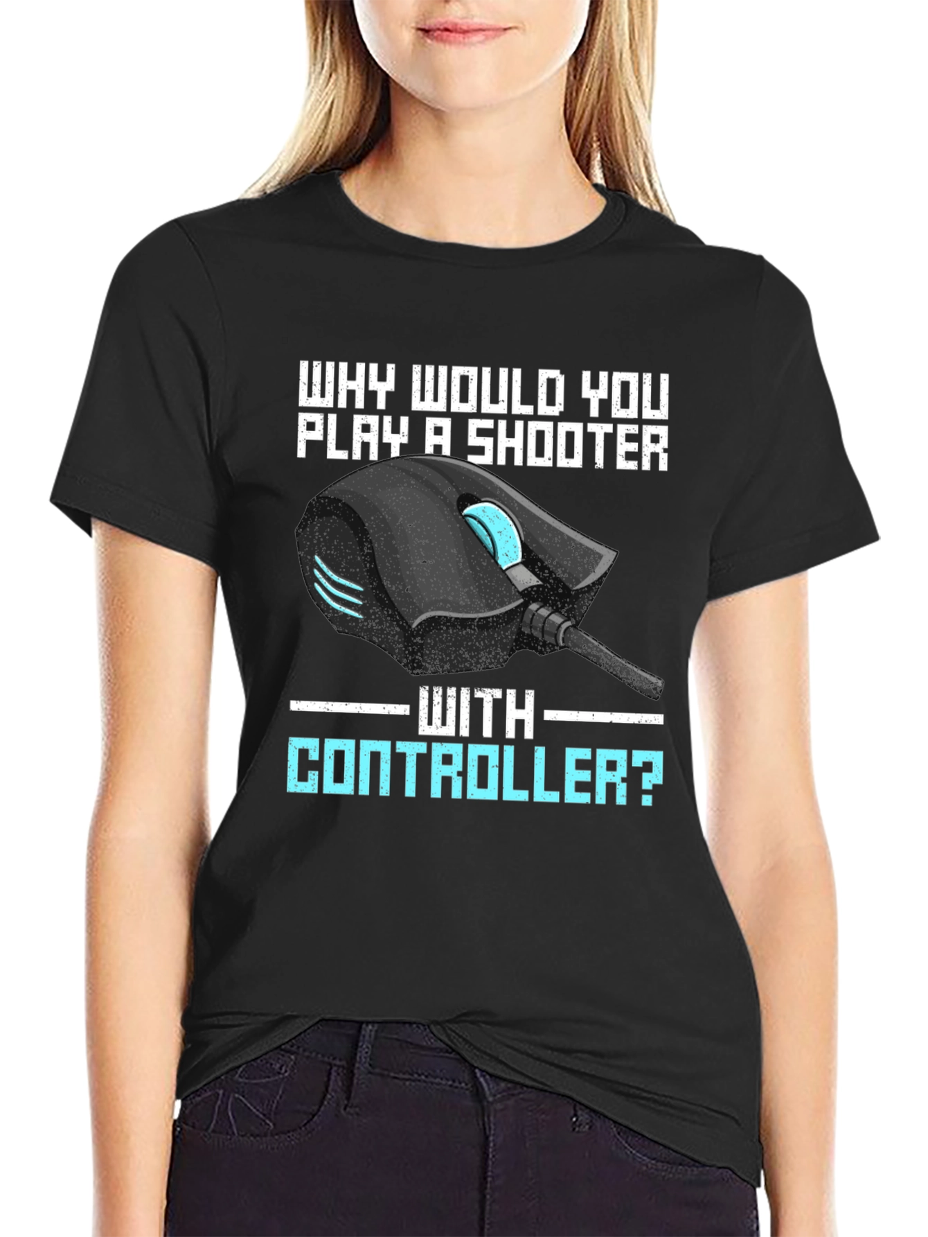 Gamer T-Shirt: PC Mouse Shooter Design