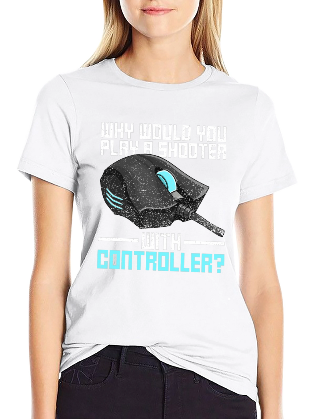 Gamer T-Shirt: PC Mouse Shooter Design