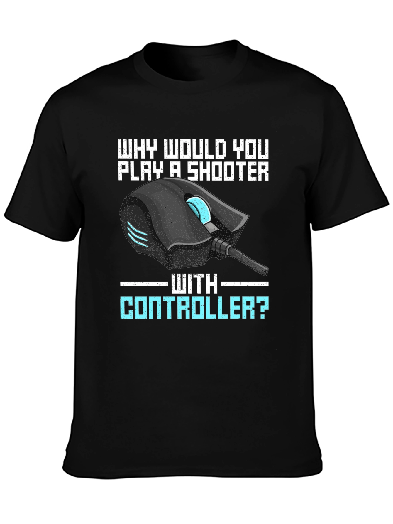 Gamer T-Shirt: PC Mouse Shooter Design