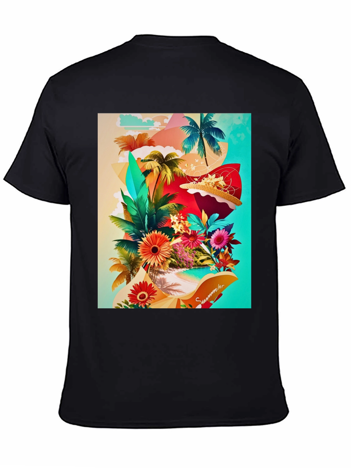Tropical Summer Graphic T-Shirt