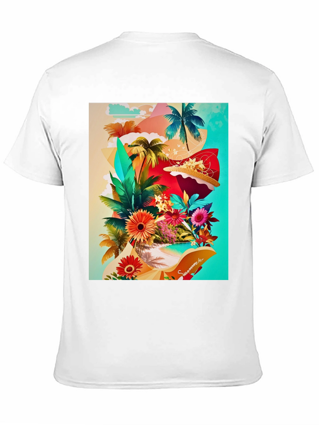 Tropical Summer Graphic T-Shirt