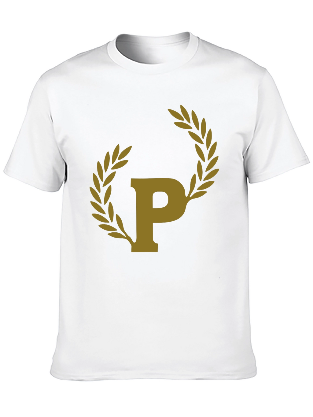 Black T-Shirt with Laurel P Design