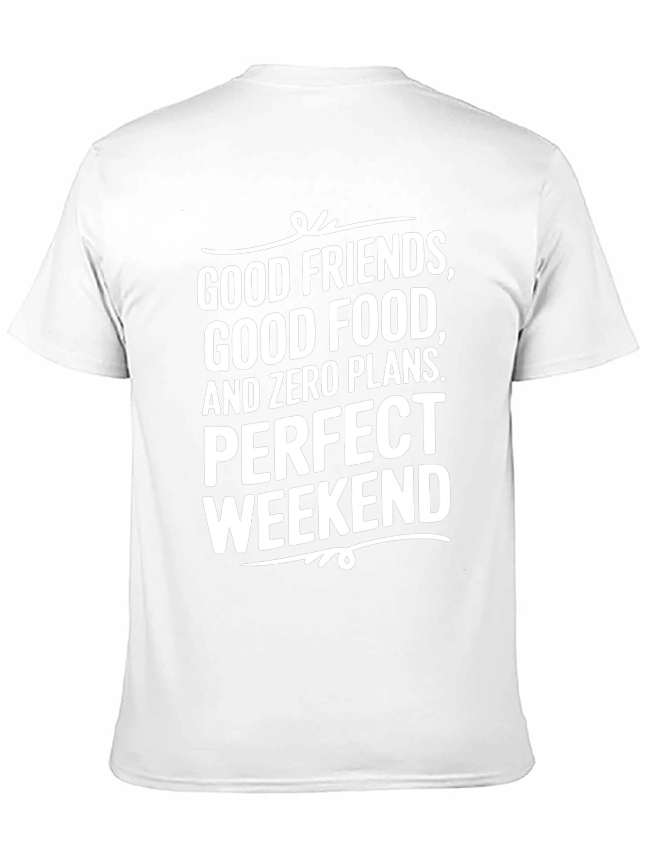 Good Friends Weekend Black T-Shirt