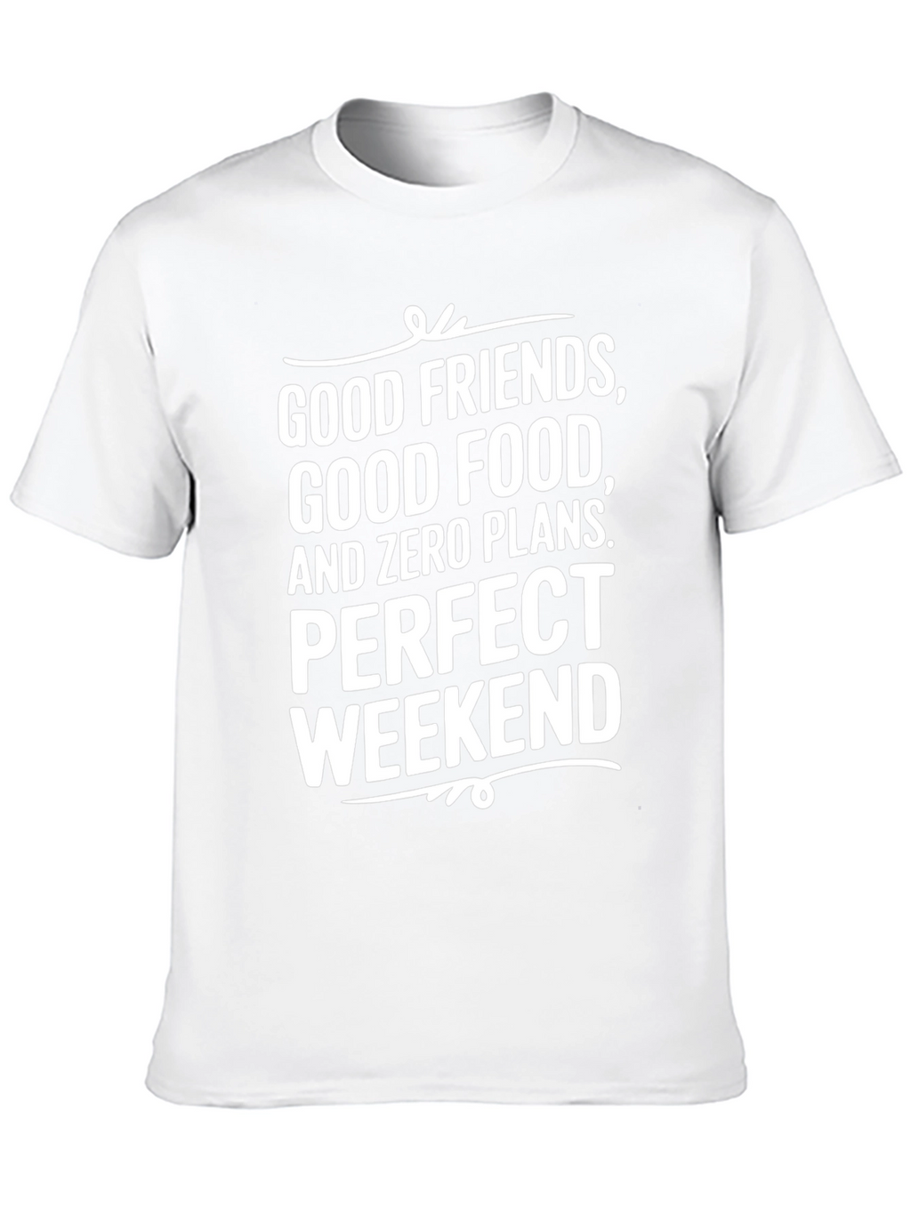 Good Friends Weekend Black T-Shirt