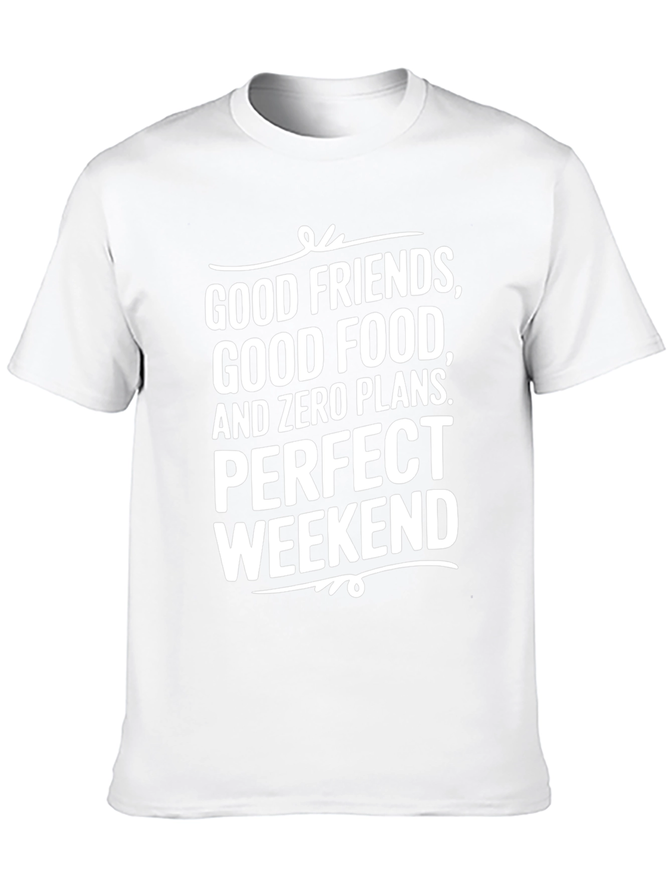 Good Friends Weekend Black T-Shirt