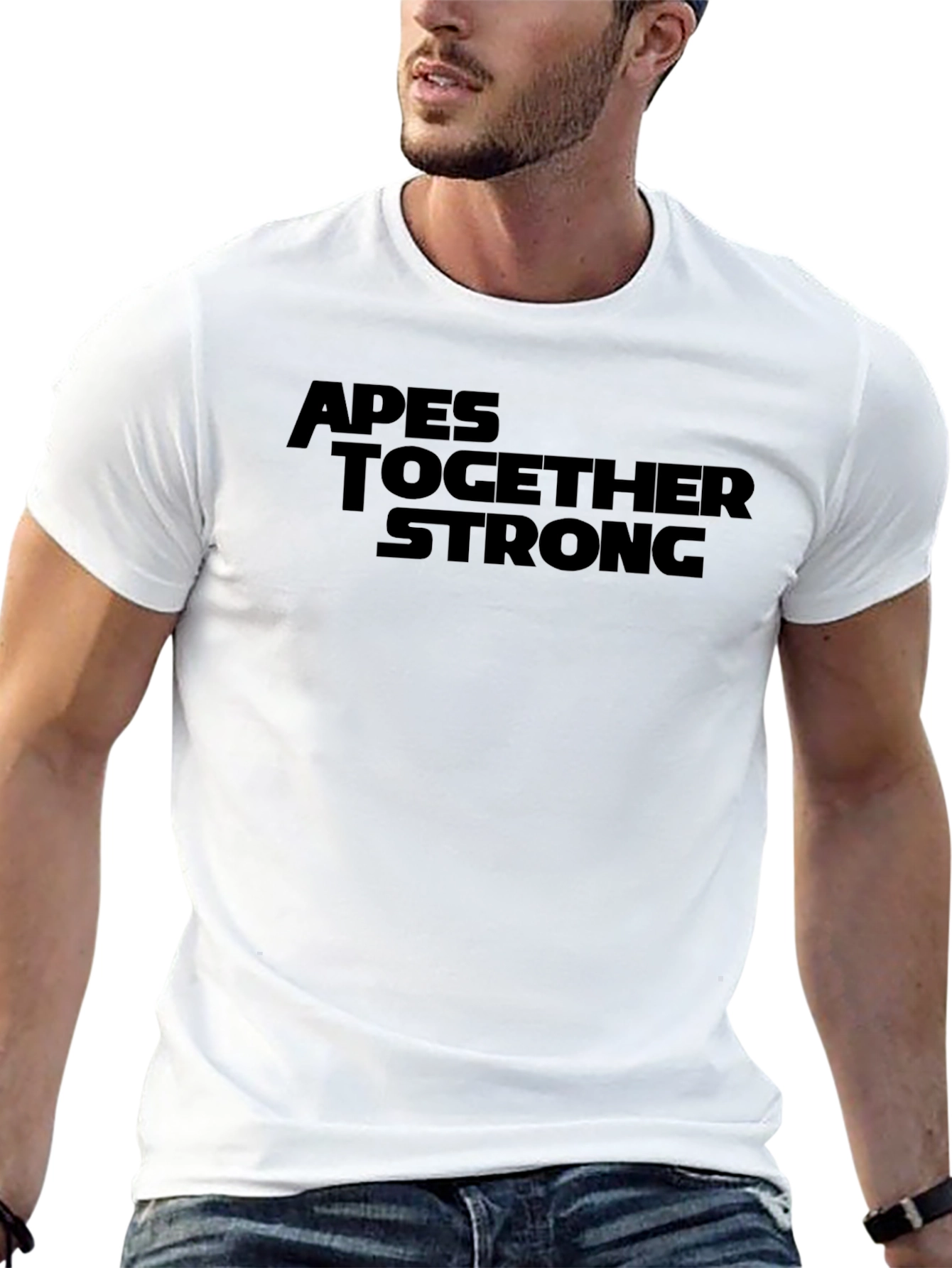 Apes Together Strong Graphic Tee - Black