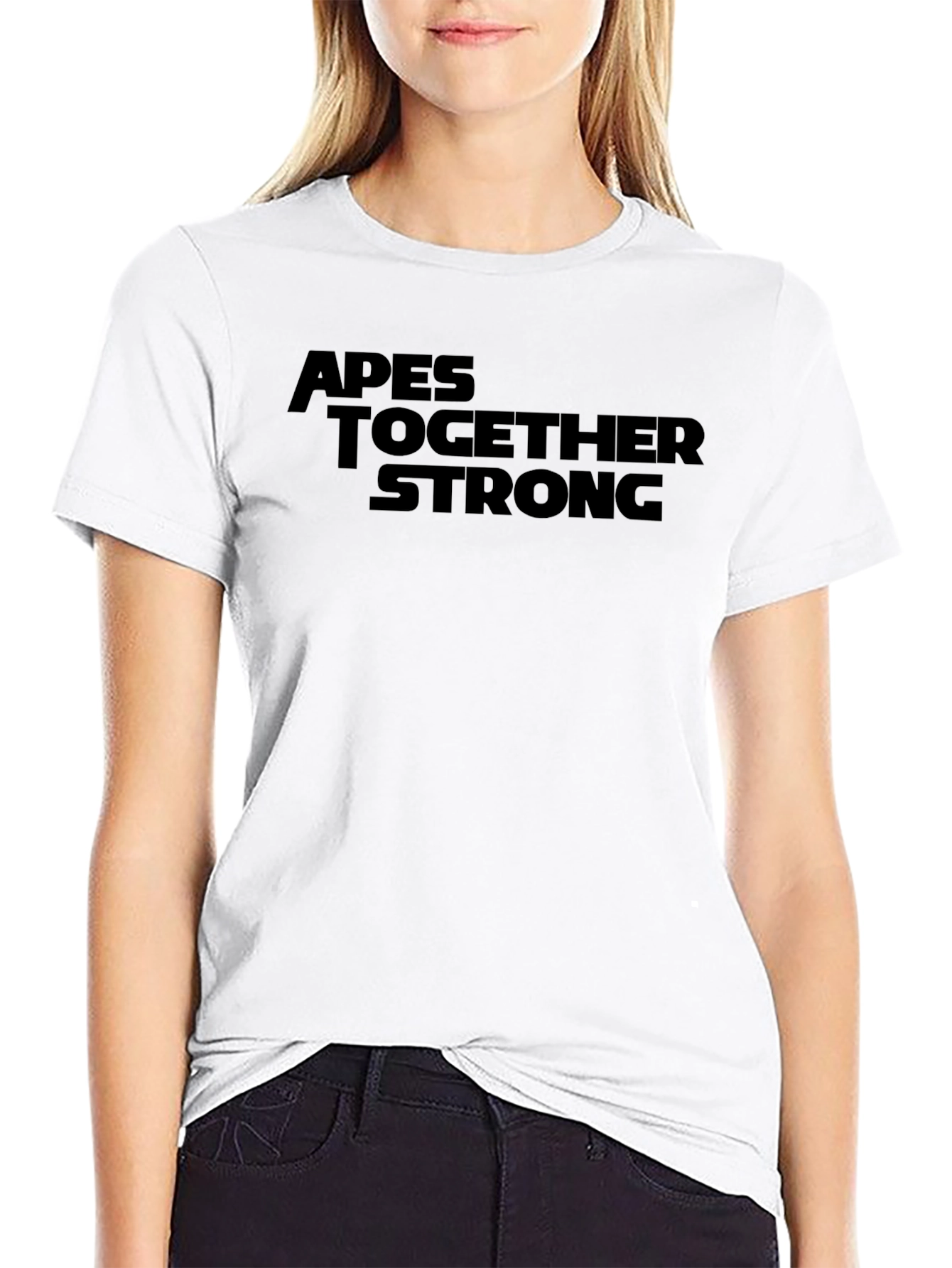 Apes Together Strong Graphic Tee - Black