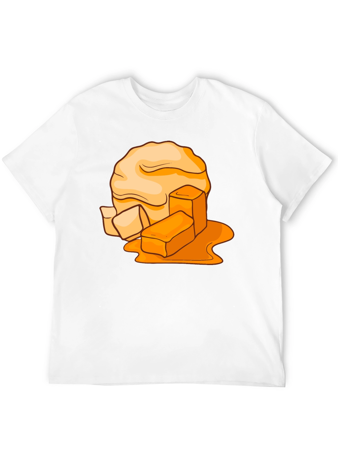 Caramel Candy Graphic Tee - Sweet Treat Design