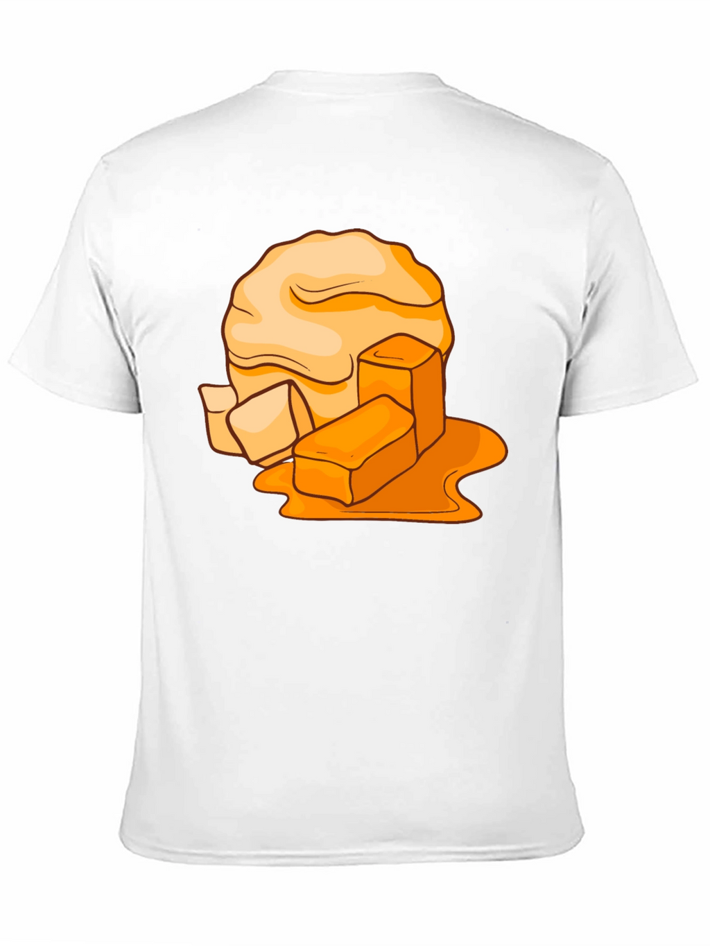 Caramel Candy Graphic Tee - Sweet Treat Design