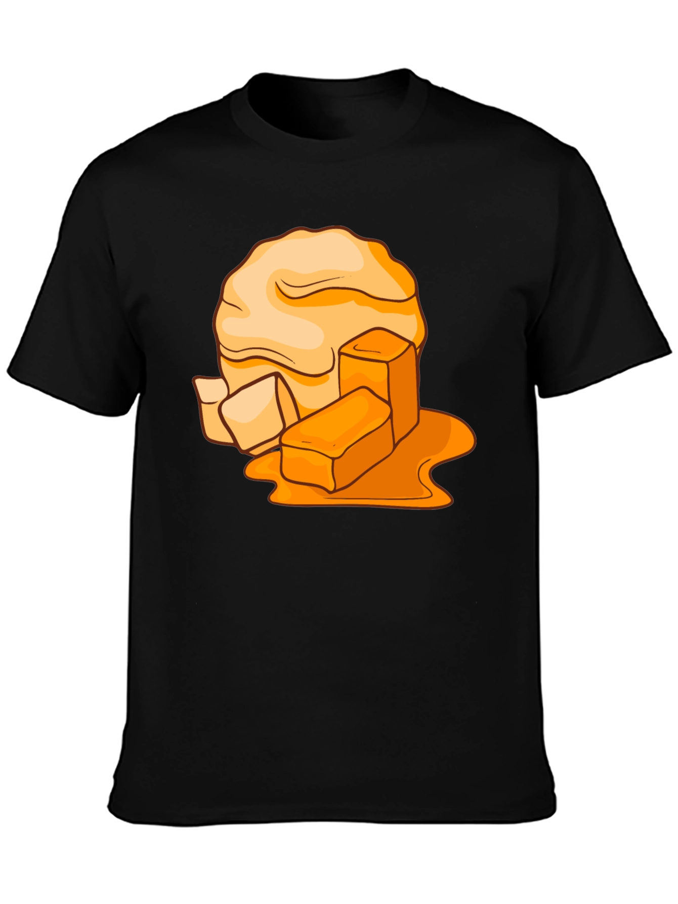 Caramel Candy Graphic Tee - Sweet Treat Design