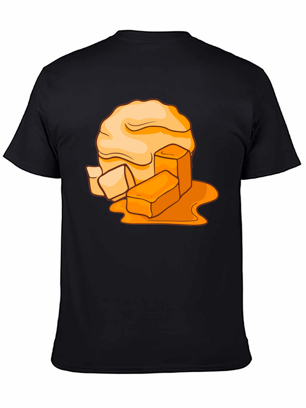 Caramel Candy Graphic Tee - Sweet Treat Design