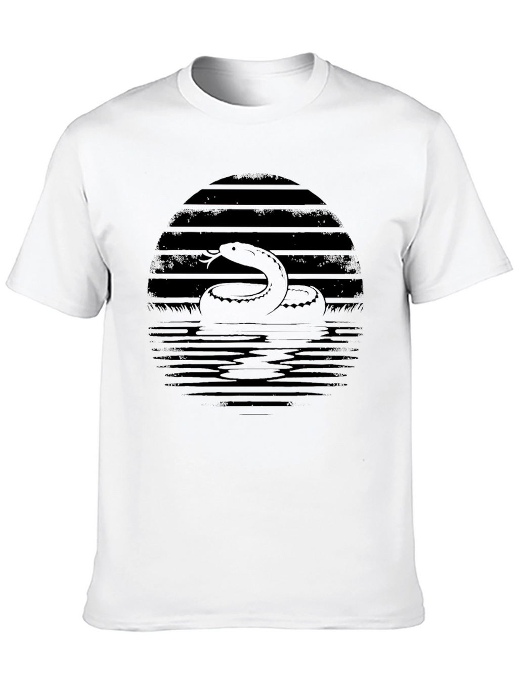 Snake in Sunset Graphic Tee
