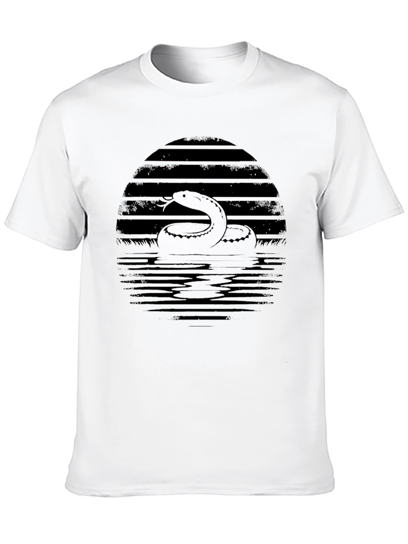 Snake in Sunset Graphic Tee