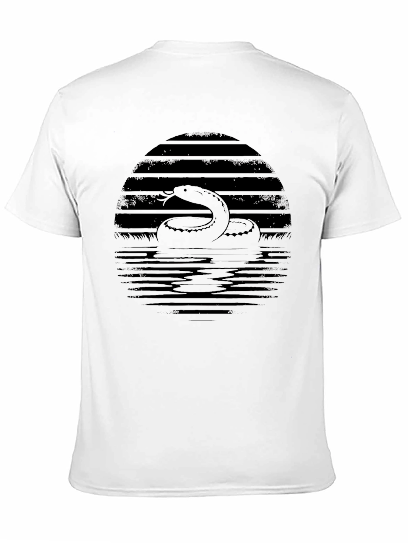 Snake in Sunset Graphic Tee