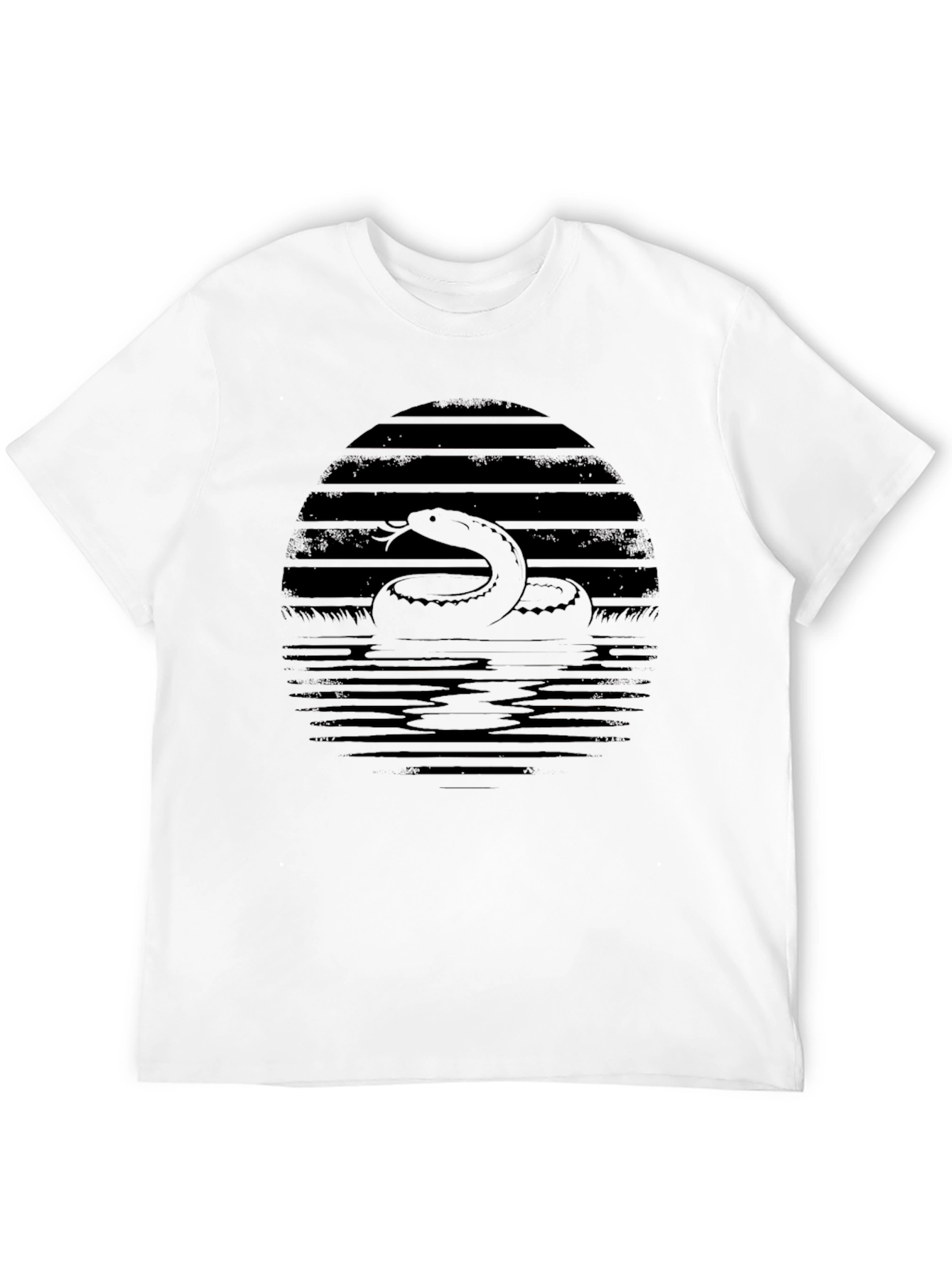 Snake in Sunset Graphic Tee