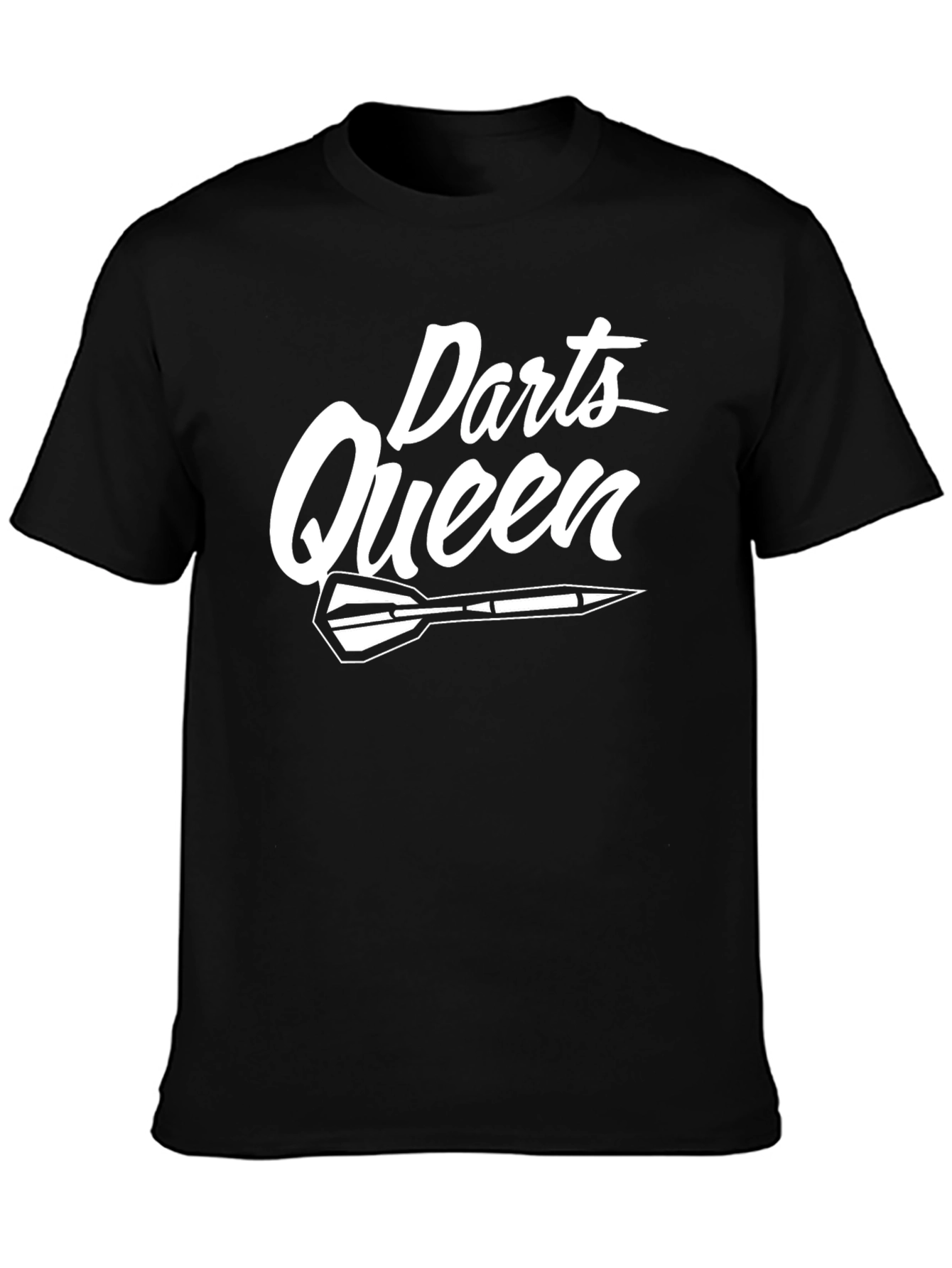 Darts Queen Graphic Tee - Perfect for Dart Players