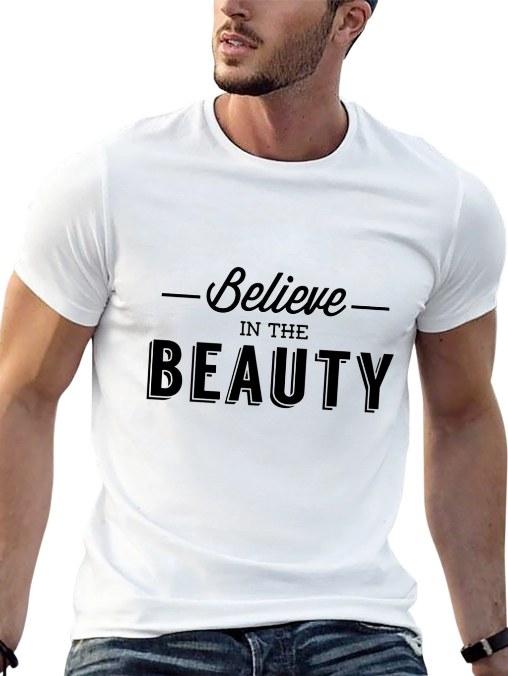 Believe in the Beauty Black T-Shirt