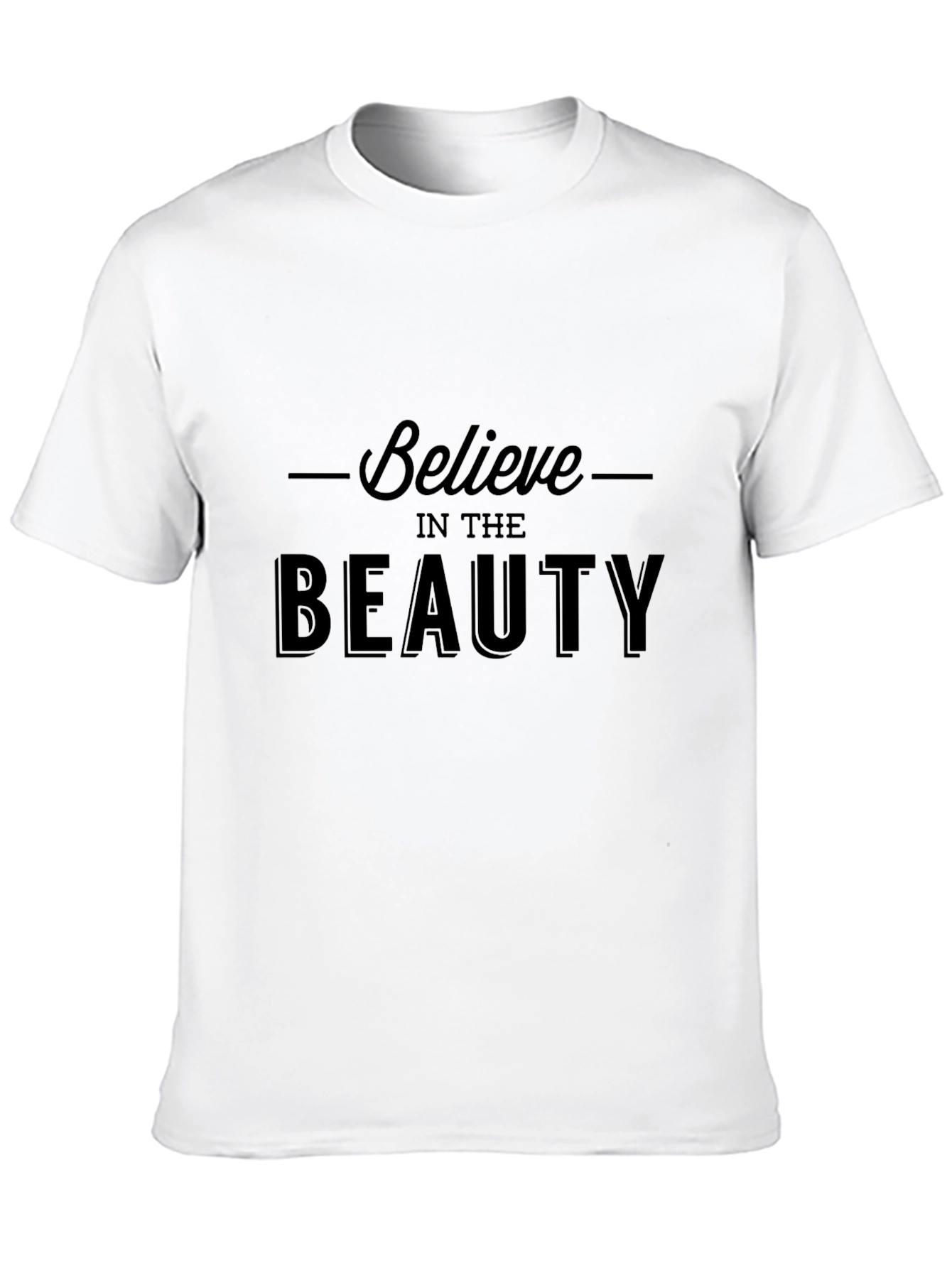 Believe in the Beauty Black T-Shirt